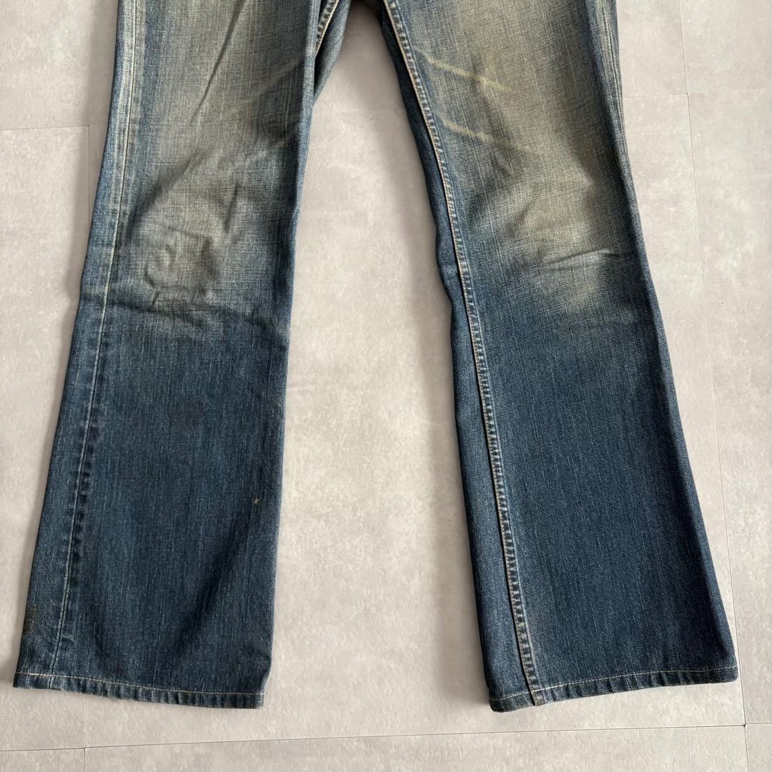 2000年 Levi's 517 USA製 ブーツカット 鬼ヒゲ ジーンズ Levi's リーバイス 517 フレアデニムパンツ ブーツカットジーンズ 鬼