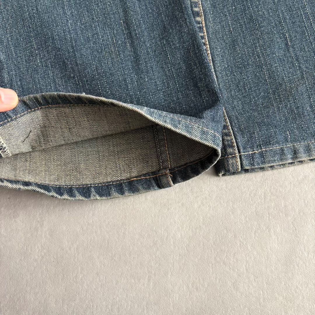 2000年 Levi's 517 USA製 ブーツカット 鬼ヒゲ ジーンズ Levi's リーバイス 517 フレアデニムパンツ ブーツカットジーンズ 鬼