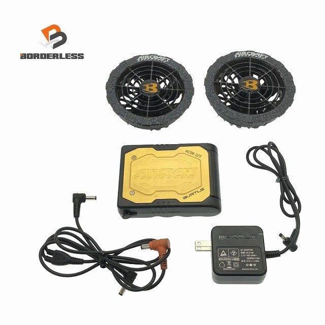 品 BURTLE バートル 22V 空調作業服用ファン-バッテリー AC08 AC08-2117983