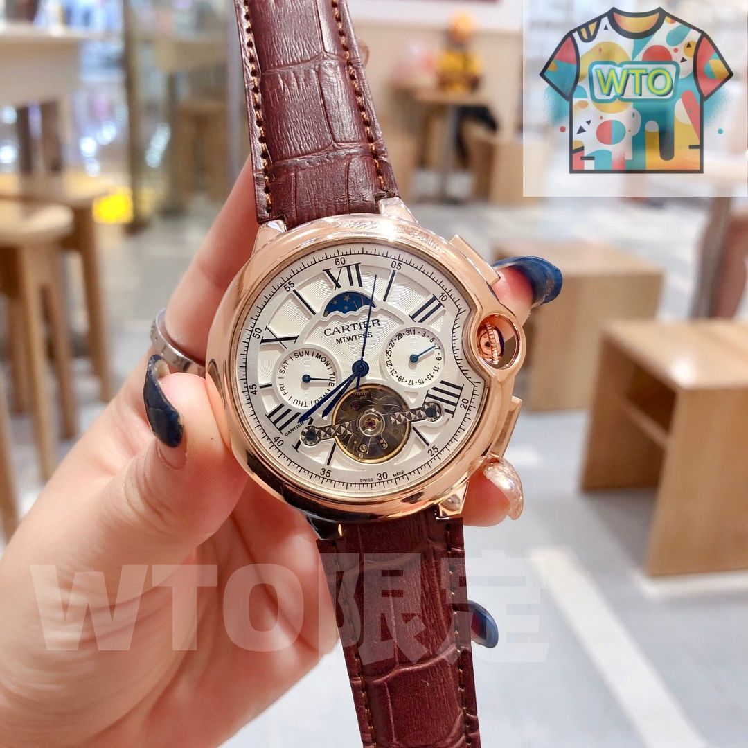 今日 CARTIER ブルーバロン トルビロン シリーズ 腕時計 -WTO店名をご ください