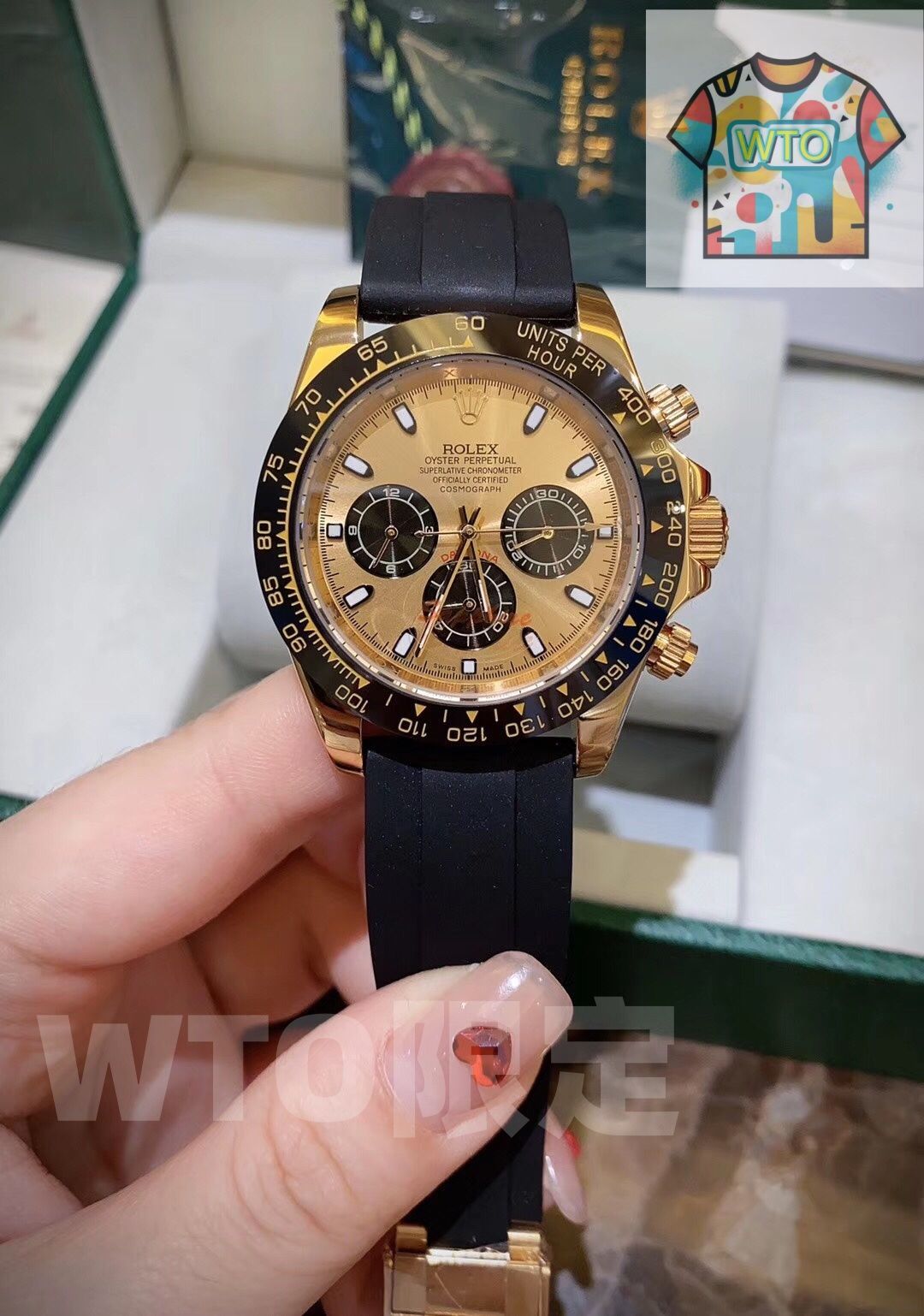  今日 ROLEX デイトナ 余文楽ウェディングモデル WTO店名をご ください 自動巻き時計 腕時計(アナログ)