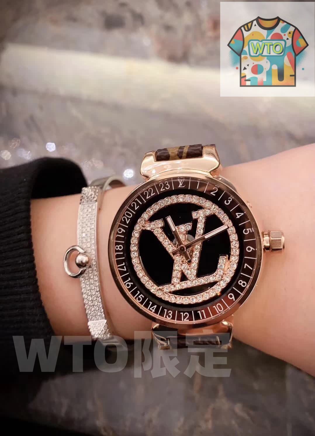  今日 新しい一年の運をつなぐ腕時計 WTO店名をご ください 自動巻き時計 腕時計(アナログ)