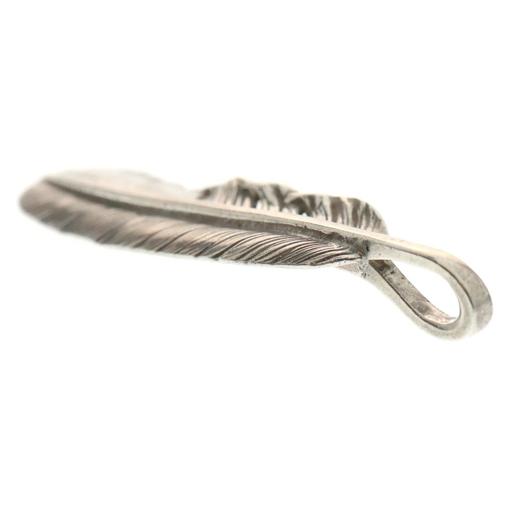 goro's (ゴローズ) 【現行】SVプレーン特大フェザー 右向き ペンダント