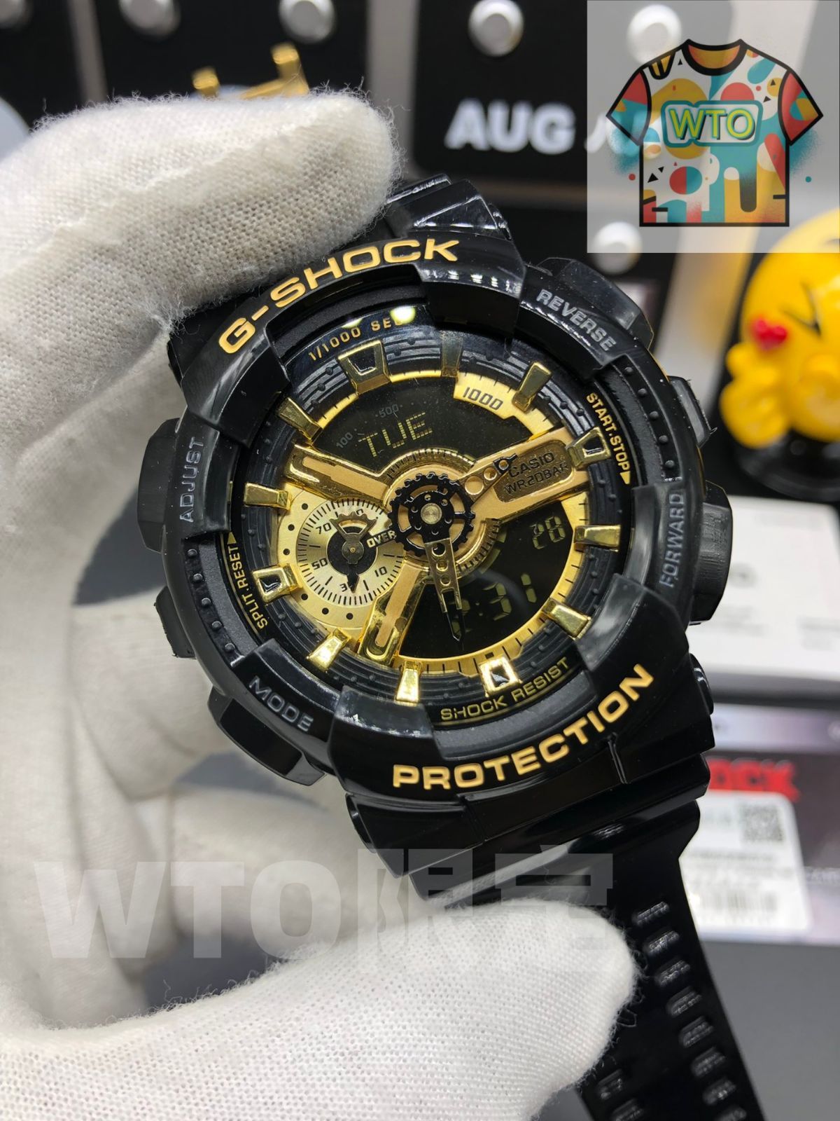  今日 GA 110 ライトアップ カシオ G SHOCK WTO店名をご ください 自動巻き時計 腕時計(アナログ)