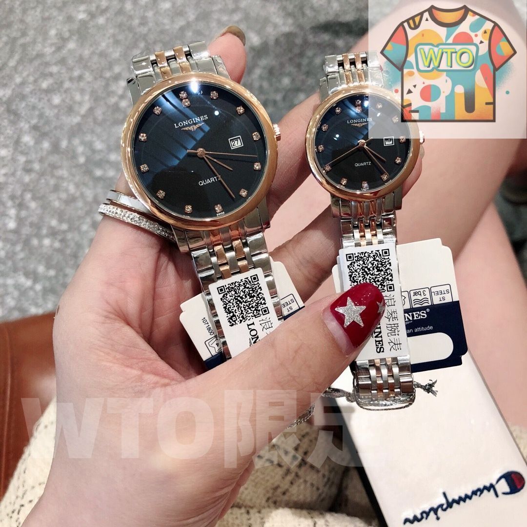  今日 LONGINES ボア シリーズ カップル腕時計 WTO店名をご ください 自動巻き時計 腕時計(アナログ)