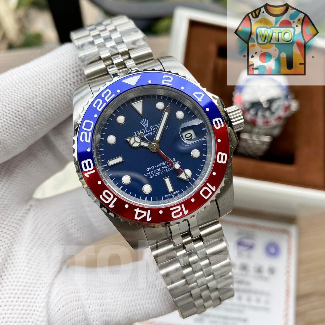  今日 ROLEX GMT グリニッジ シリーズ WTO店名をご ください 自動巻き時計 腕時計(アナログ)