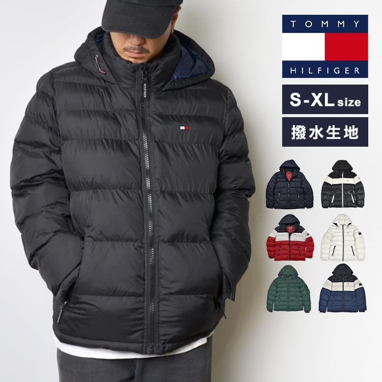 ダウンジャケット Lサイズ メンズ 中綿ジャケット TOMMY HILFIGER 