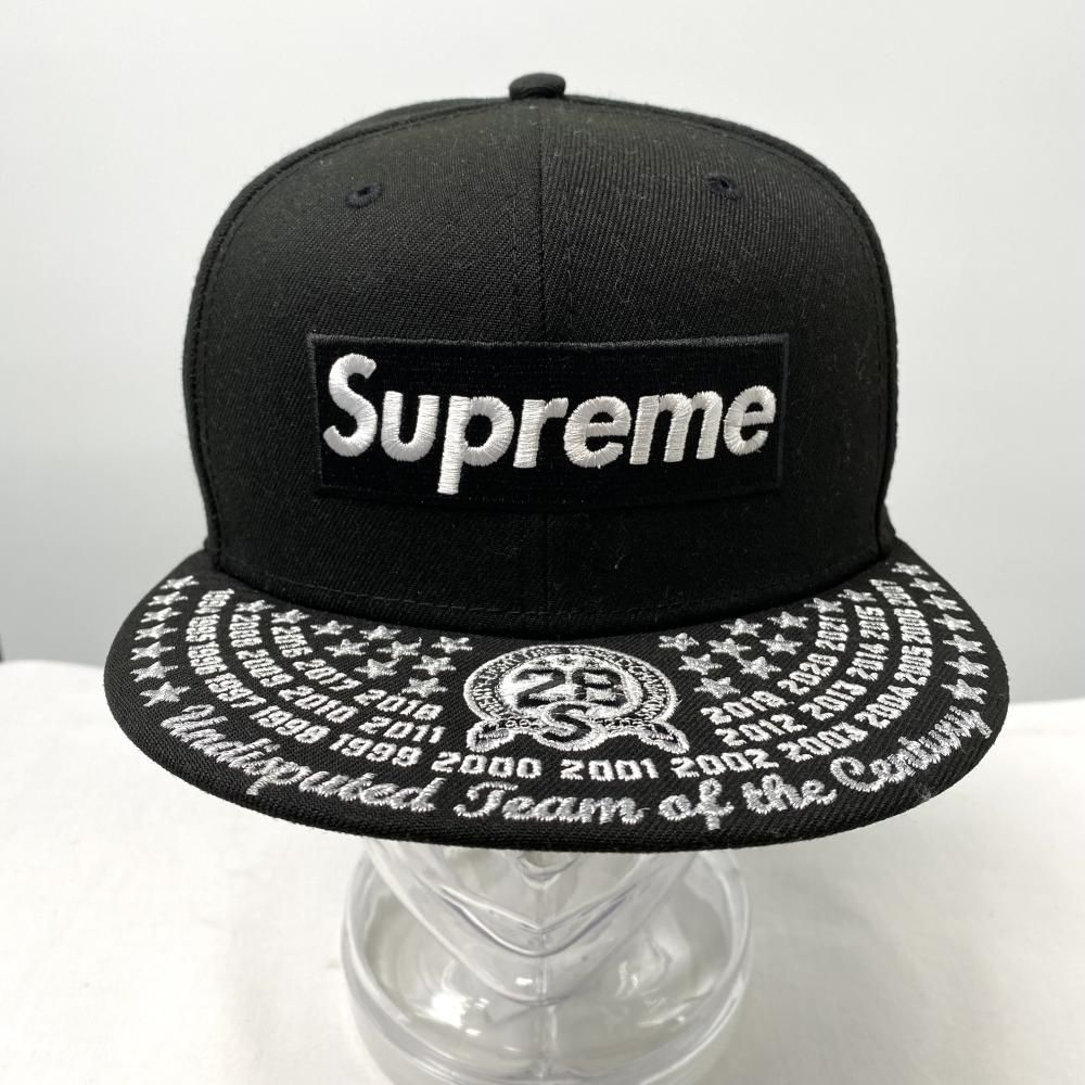 Supreme Undisputed Box Logo New Era Cap サイズ7 1 2 ブラック キャップ シュプリーム ニューエラ 17 240017734690
