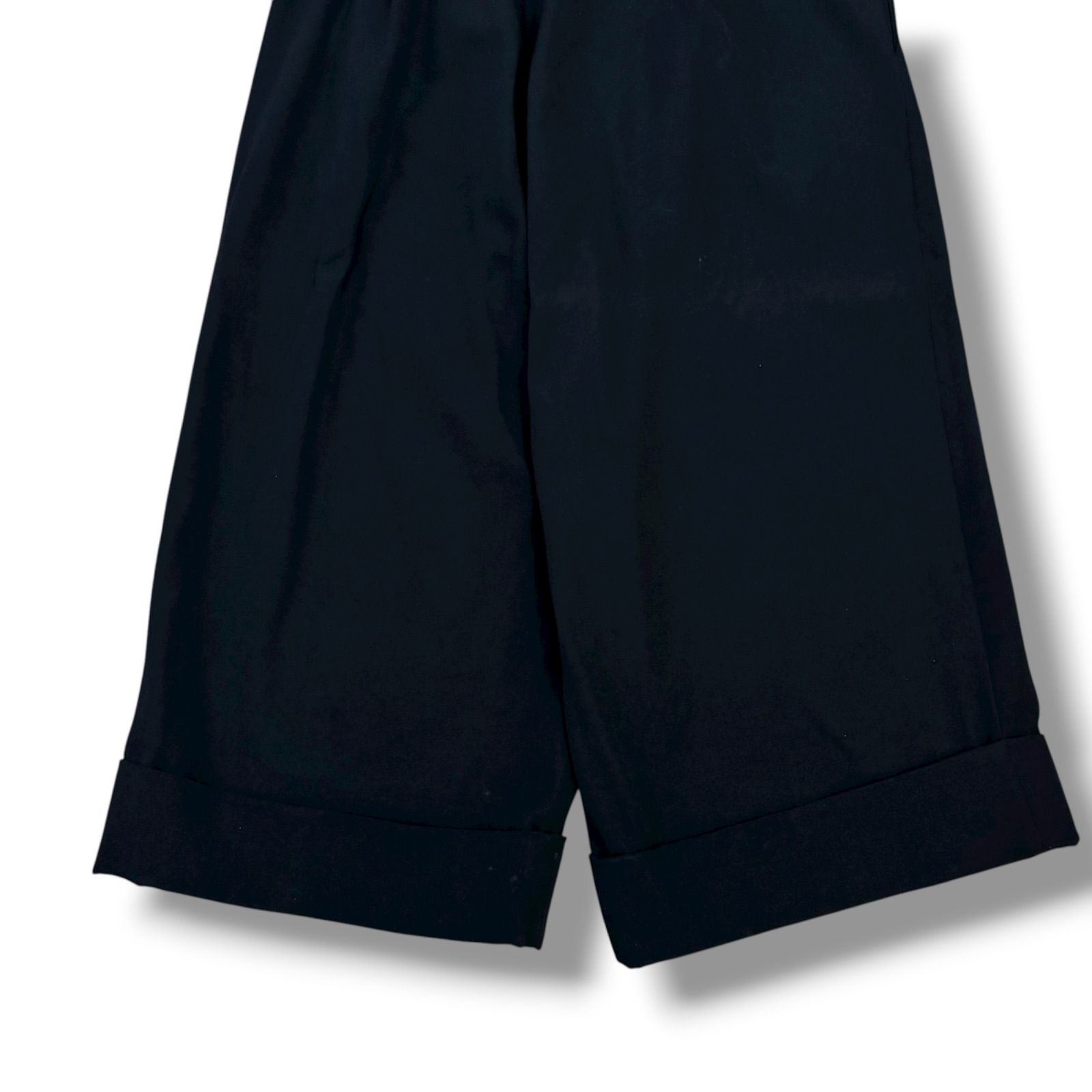 大割引を提供しています。 LIMI feu タックワイドパンツ ロールアップデザイン S