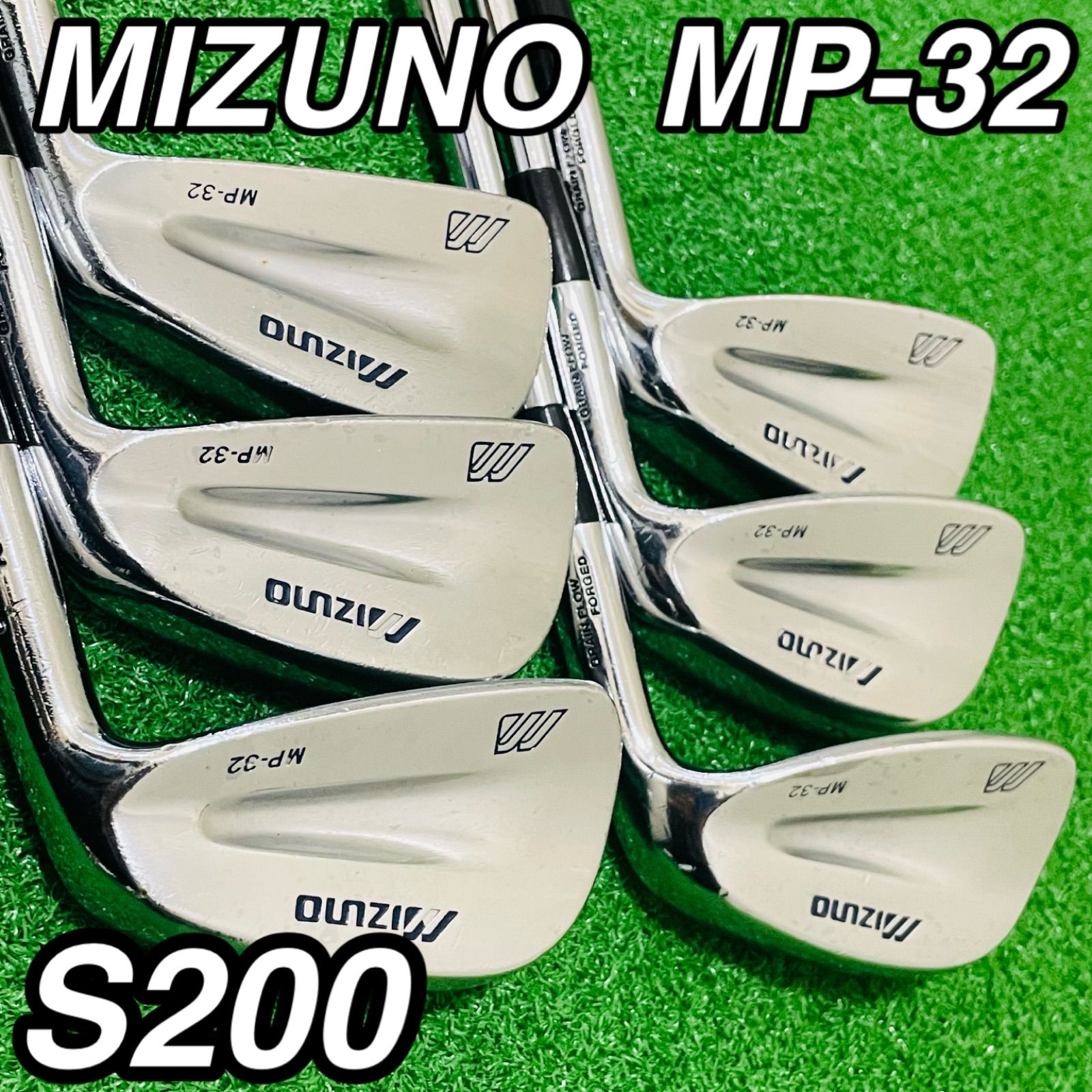 9277 MIZUNO MP-32 ミズノ メンズ 右利き アイアン6本セット Dynamic G ダイナミックゴールド S200 5.6.7.8.9.P