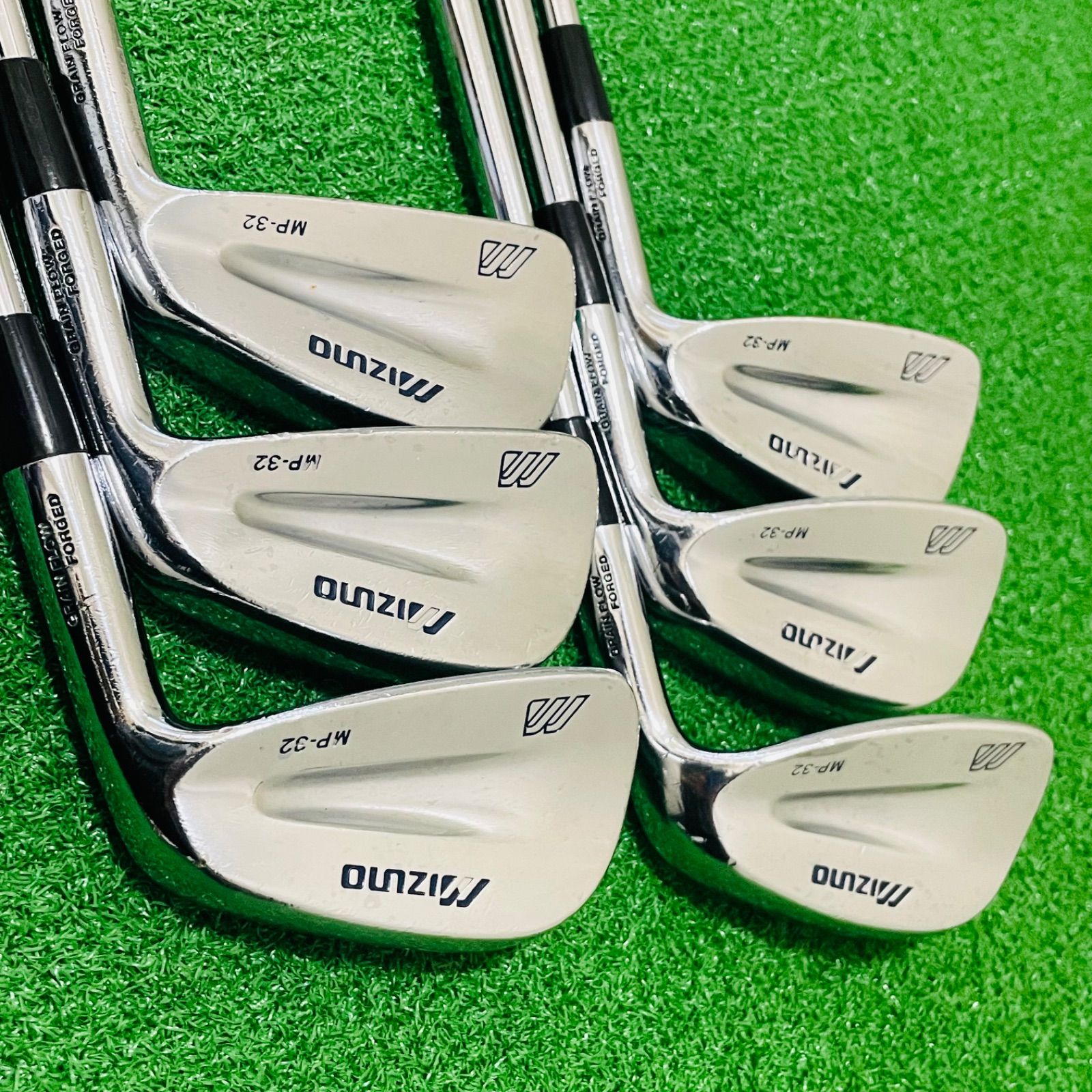 9277 MIZUNO MP 32 ミズノ メンズ 右利き アイアン6本セット Dynamic G ダイナミックゴールド S 200 5 6 7 8 9 P