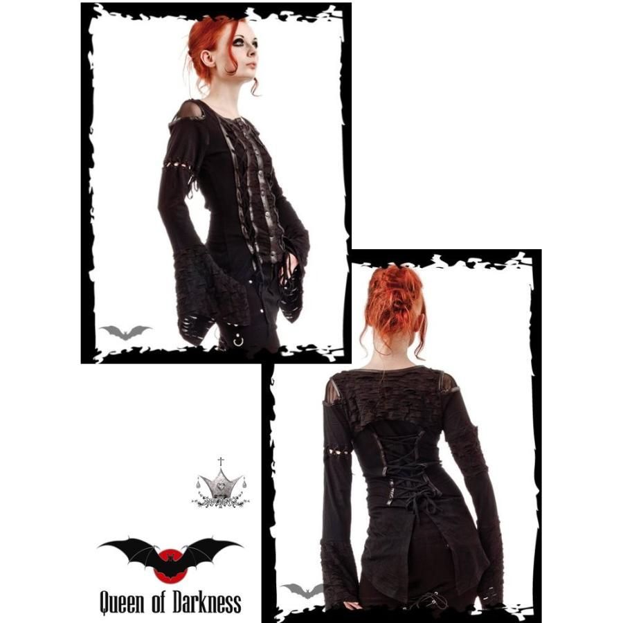 ゴシック 長袖 フ 袖クラッシュダメージカットソー レディース 再入荷 wot206 GINKGOPHARMACY_COM