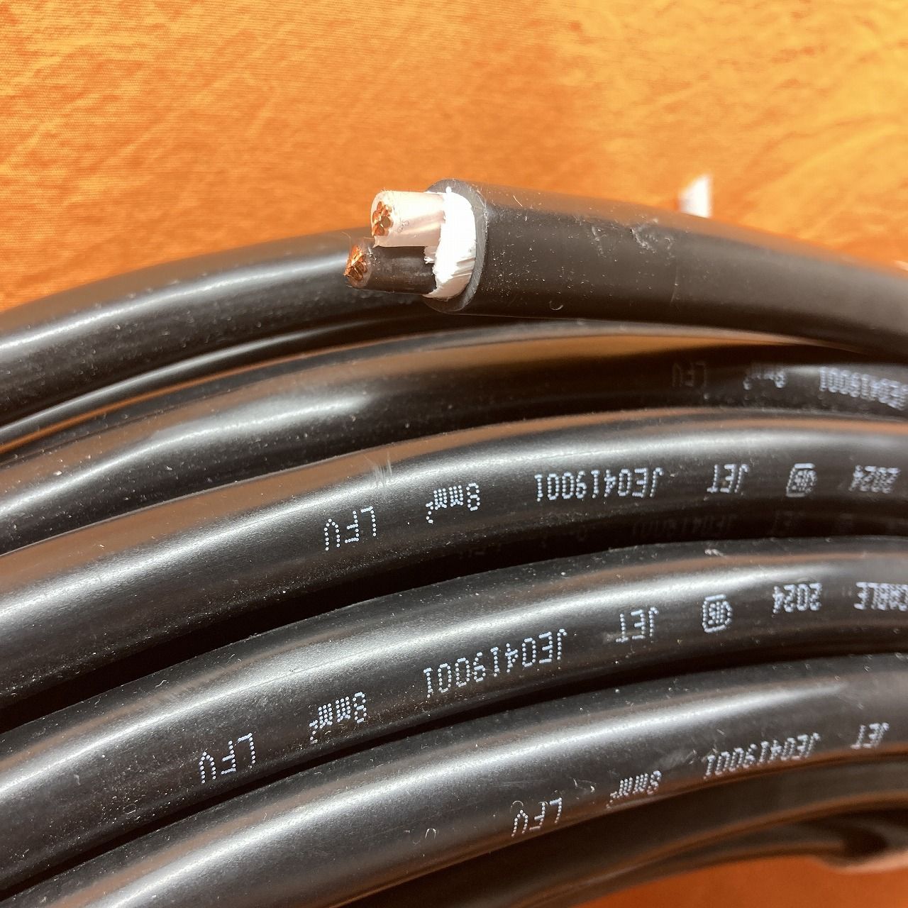  LFVケーブル フジクラ ダイヤケーブル LFV 2 C 8 sq 600 V 支持材 防水材 電設資材 材料 資材