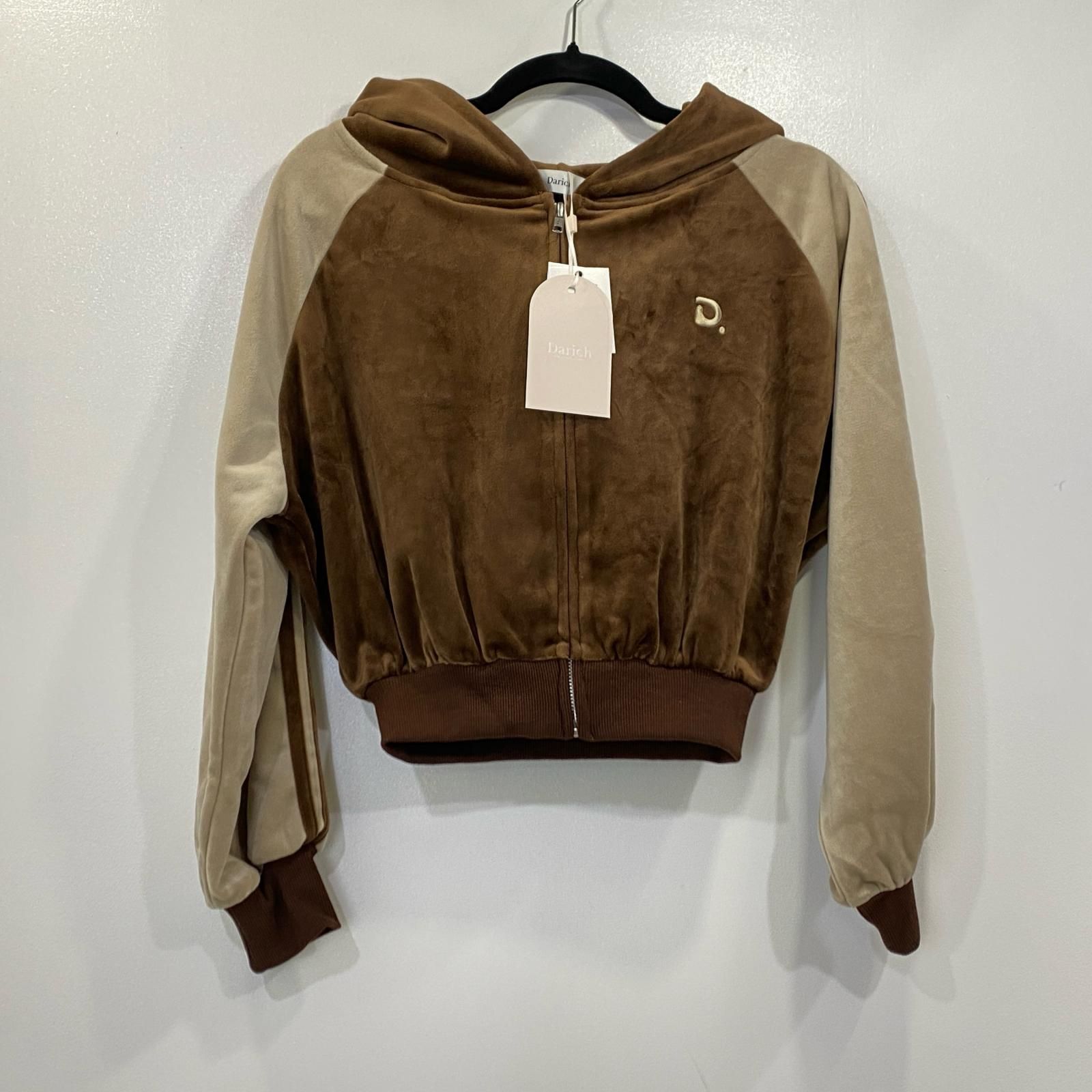 姫路東店 Darich ダーリッチ セットアップ プレップスポーティベロアセットアップ 112534010 2025A W サイズ F ブラウン 112