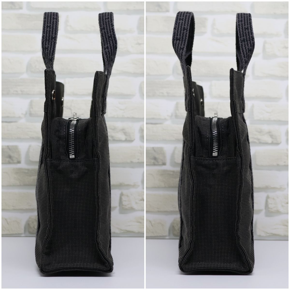 ≪極美品≫ HERMES（エルメス） エールライン PM グレー ナイロン