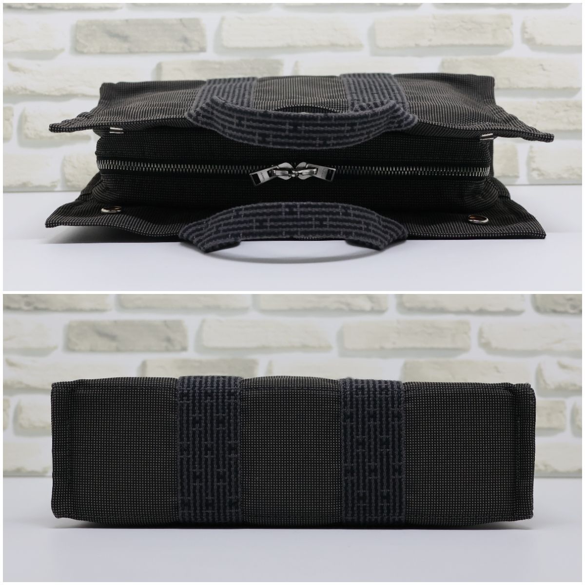 ≪極美品≫ HERMES（エルメス） エールライン PM グレー ナイロン