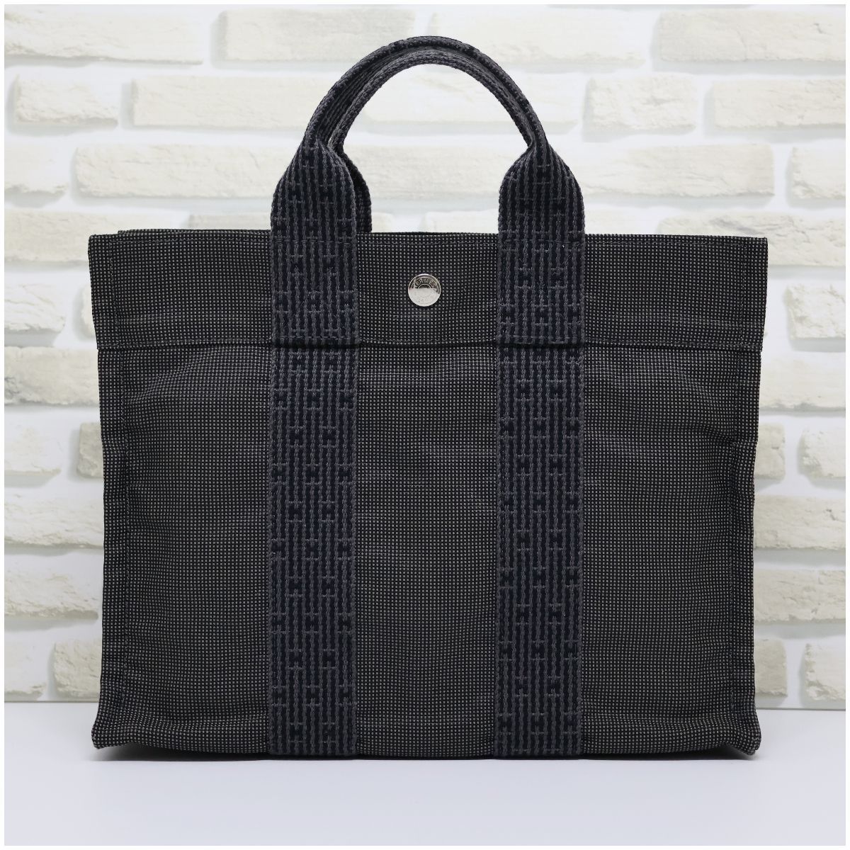 ≪極美品≫ HERMES（エルメス） エールライン PM グレー ナイロン
