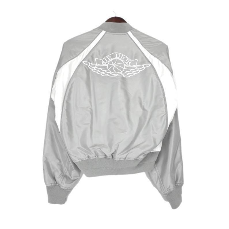 ディオール DIOR × ジョーダン ブランド JORDAN BRAND 20SS Air Dior Bomber Jacket 033C401A4805 エア ディオール バック ロゴ 刺繍 ジップアップ ボンバー ジャケット h5750