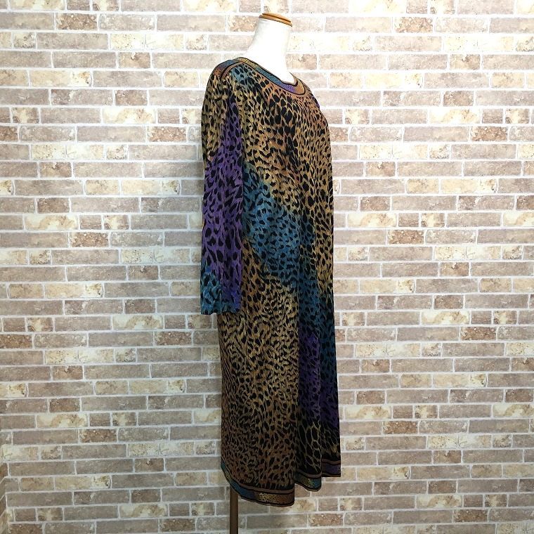 み LEONARD ワンピース LL レオパード柄 579