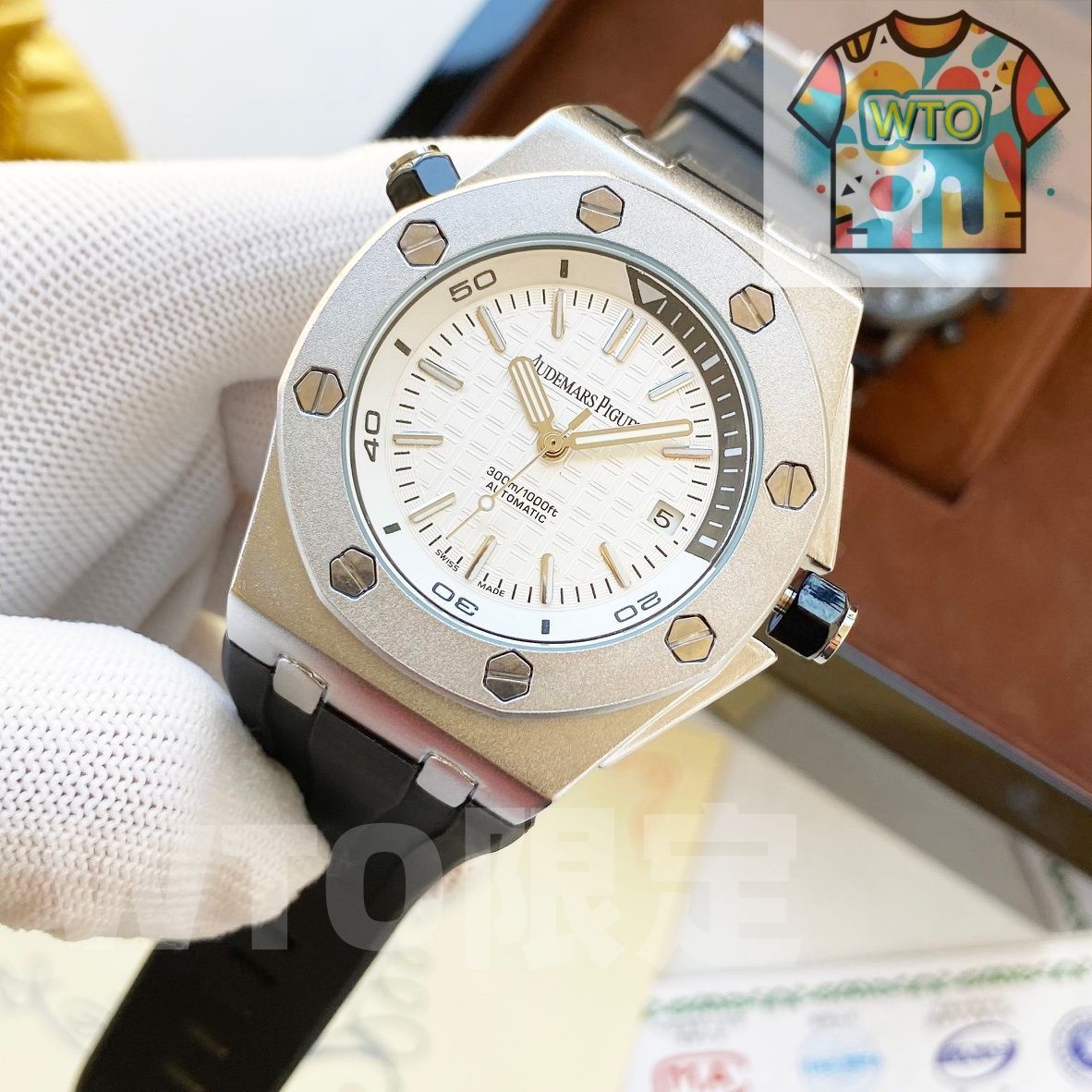 今日 Audemars Piguet オデマー ピゲ 15710 ST.OO.A 002 CA.01 ロイヤルオーク オフショア メンズ ハイパフォーマンス 腕時計-WTO輸入1