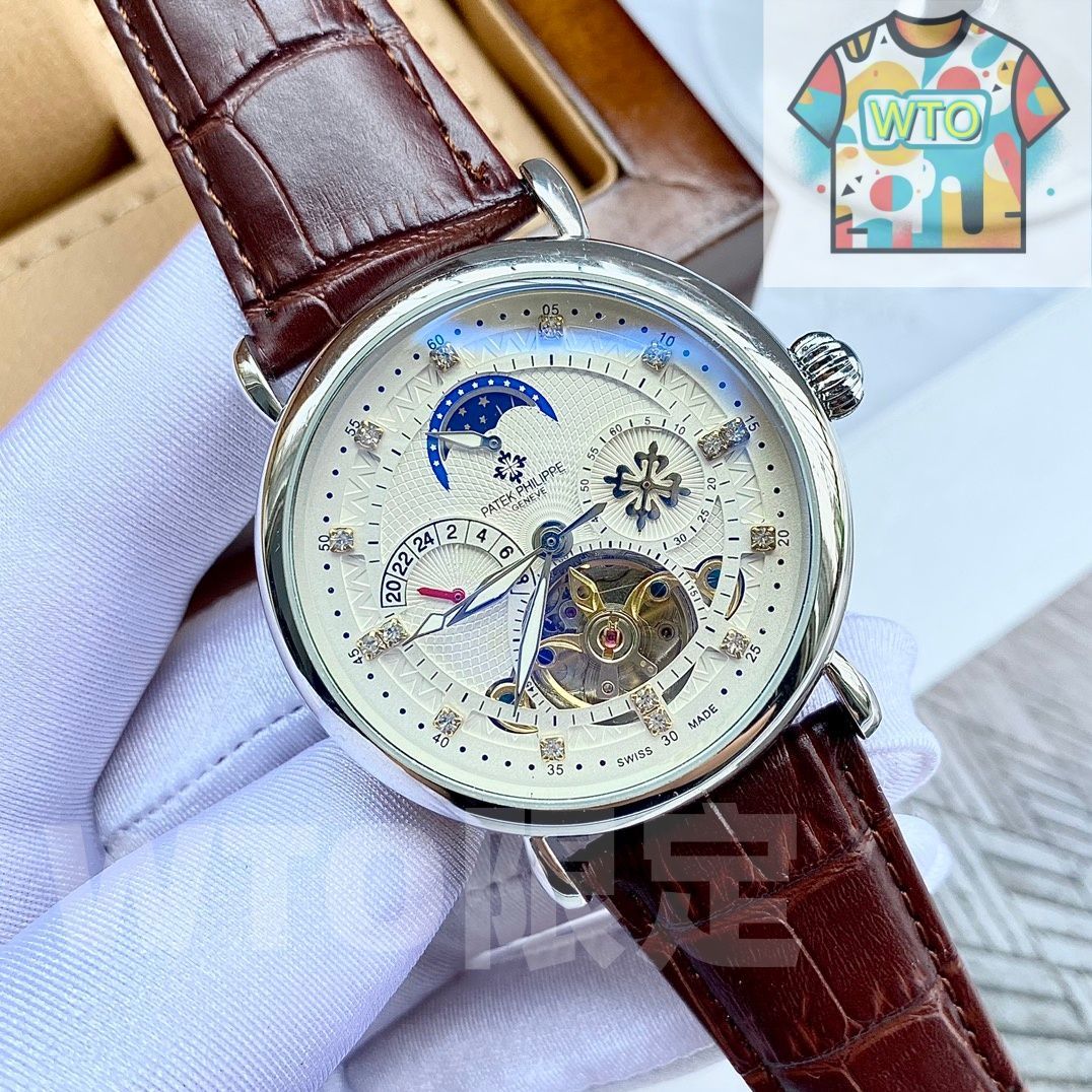 今日 Patek Philippe パテック フィリップ ビジネス - レジャー メンズ 大飛輪 エリート 腕時計 -WTO店名をご ください