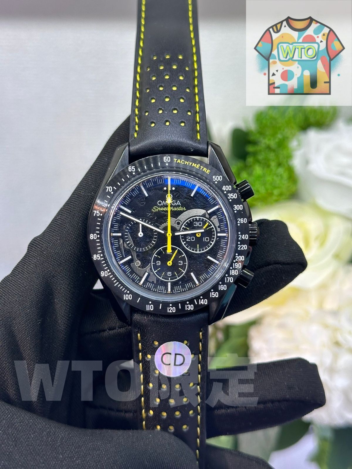 今日 Omega 欧米茄 Ω 超霸 石英 マルチファンクション 腕時計 WTO輸入1