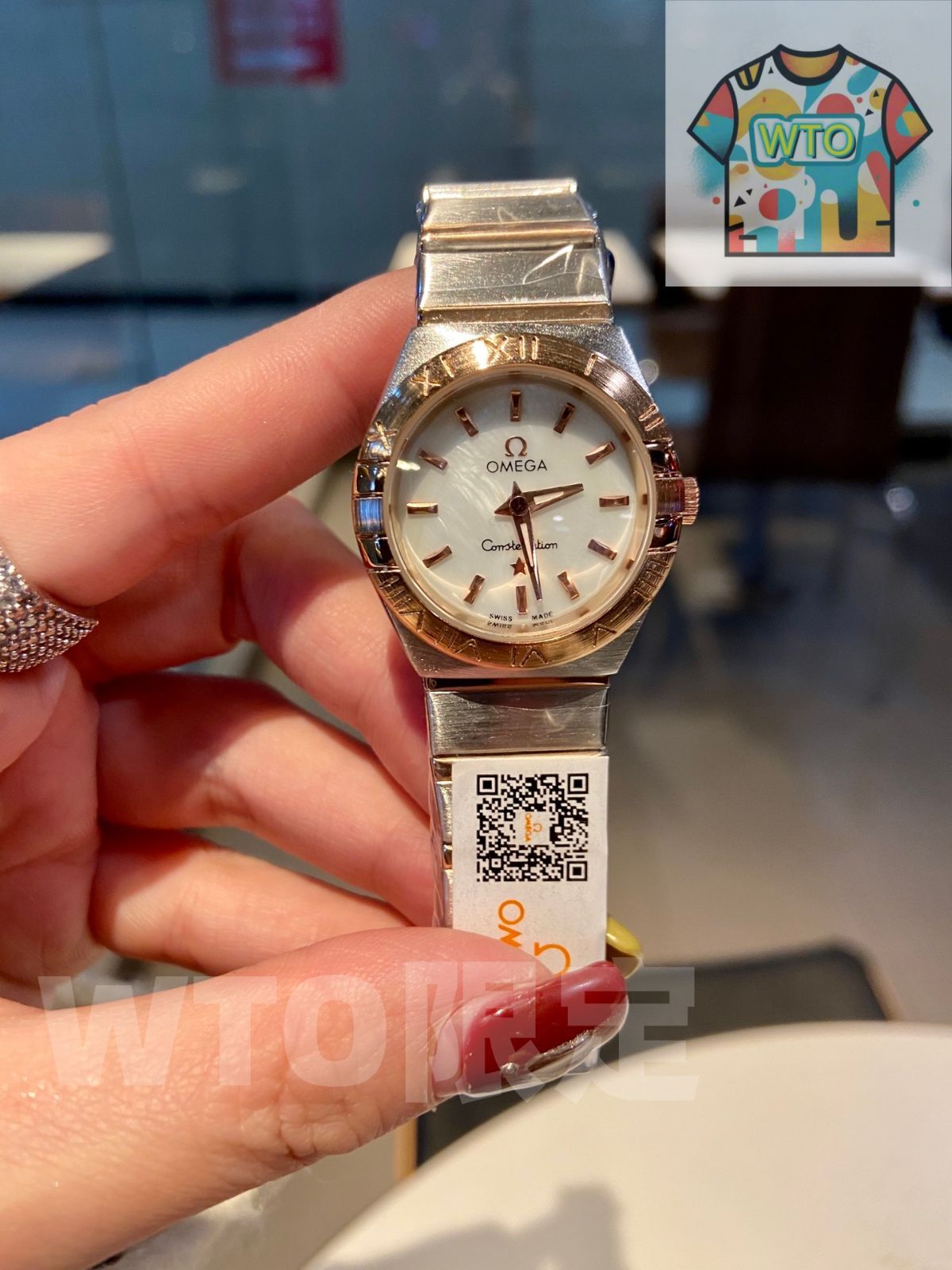 今日 オメガ ツイン エーゲル シリーズ レディース 腕時計 WTO店名をご ください