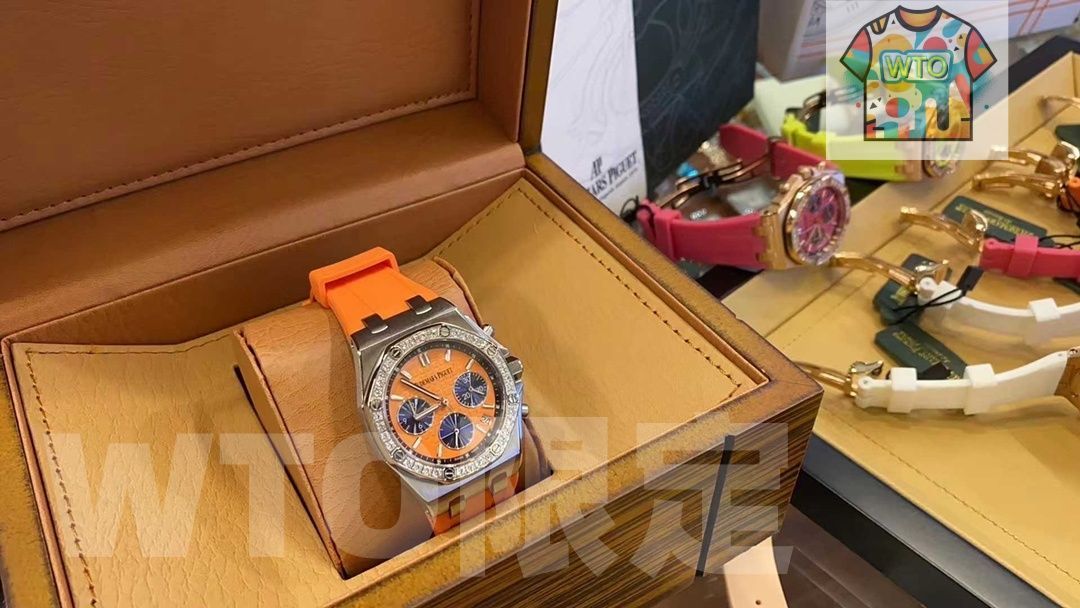 AP オーデマ ピゲ Audemars Piguet ロイヤルオーク レディースモデル - ダイヤモンドベゼル＆食品グレードゴムバンド 37 mm｜ ｜ -WTO輸入2
