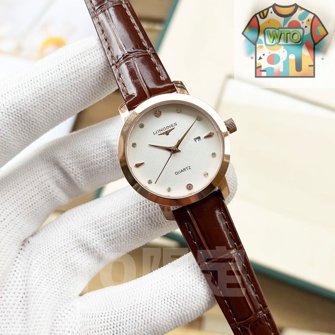  永遠の輝き ロンジン レディース30 mm 太陽光反射文字盤 316 L鋼 実物撮影 品質証明 WTO輸入2 自動巻き時計 腕時計(アナログ)