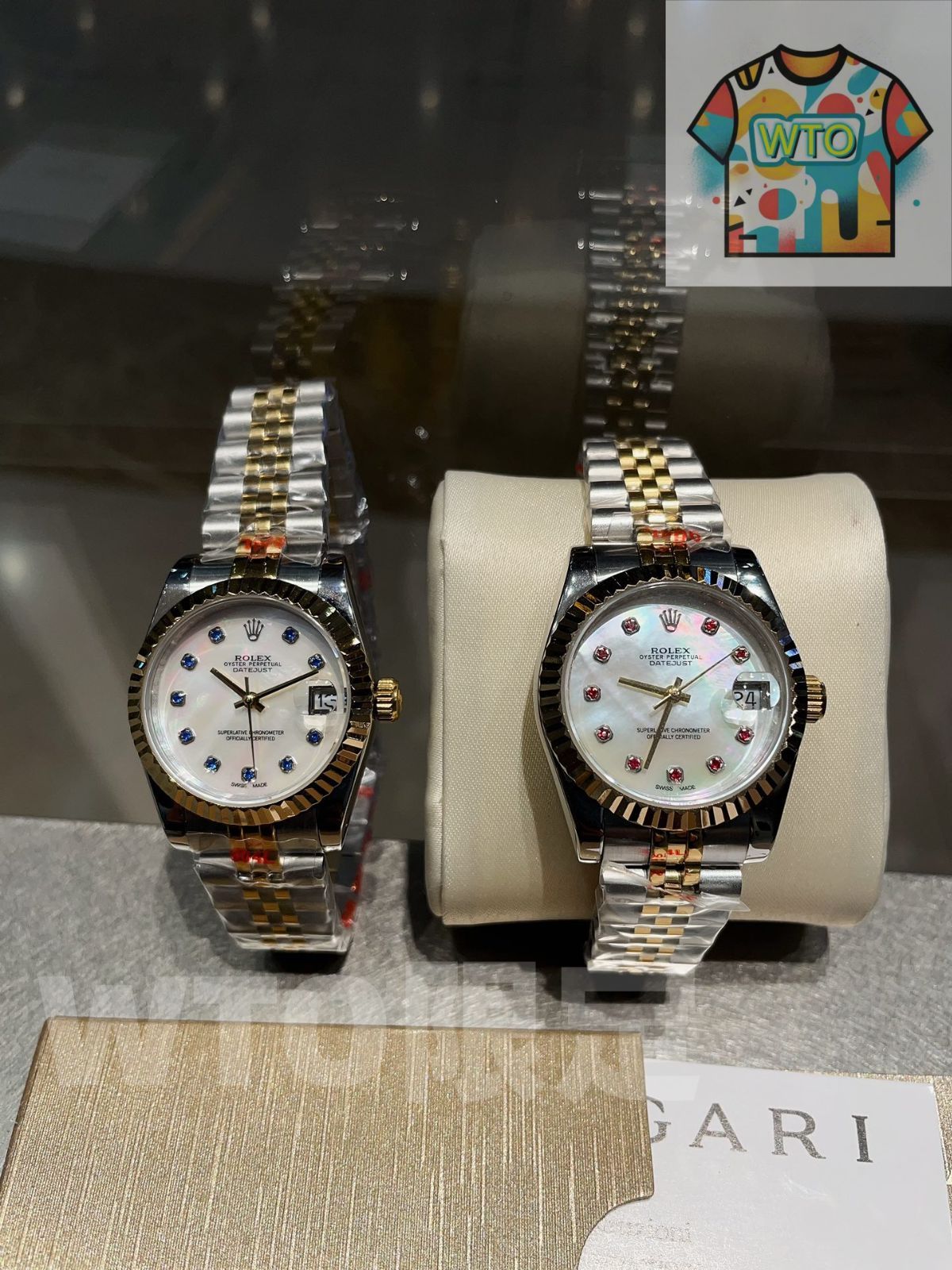 ロレックス Rolex デイトジャスト レディースモデル - 実芯ステンレスバンド スワロフスキークリスタルダイヤモンド 輸入機芯搭載| | -WTO輸入2