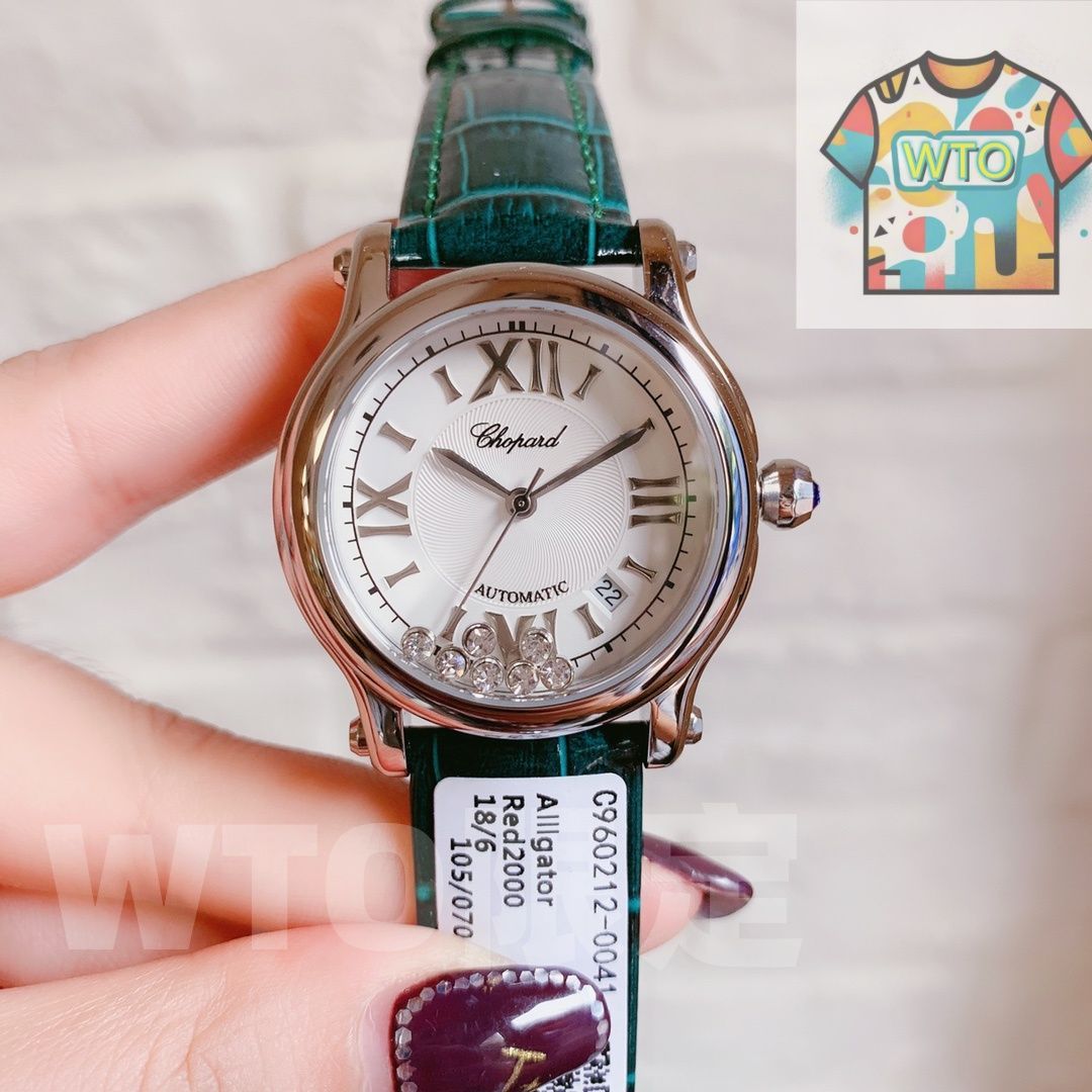 今日 ショパード Happy Sport ラウンドレザーバンドモデル-WTO店名をご ください