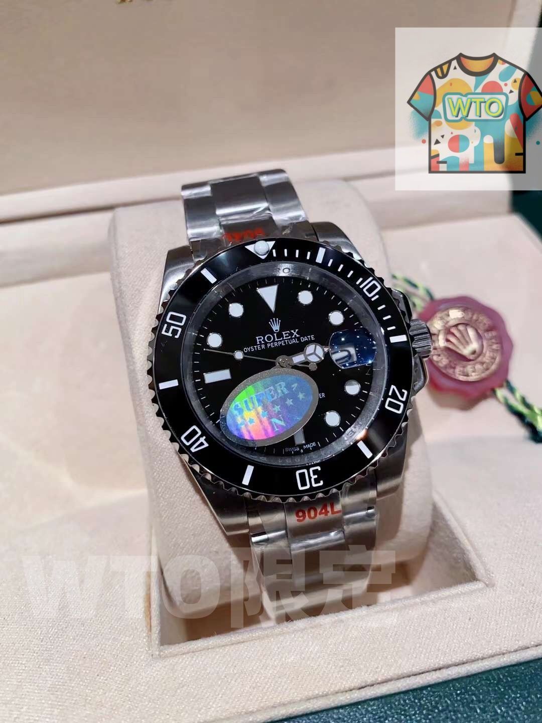 今日 Rolex 人気爆発 ブラックウォーターゴースト - グリーンウォーターゴースト 機械時計-WTO店名をご ください