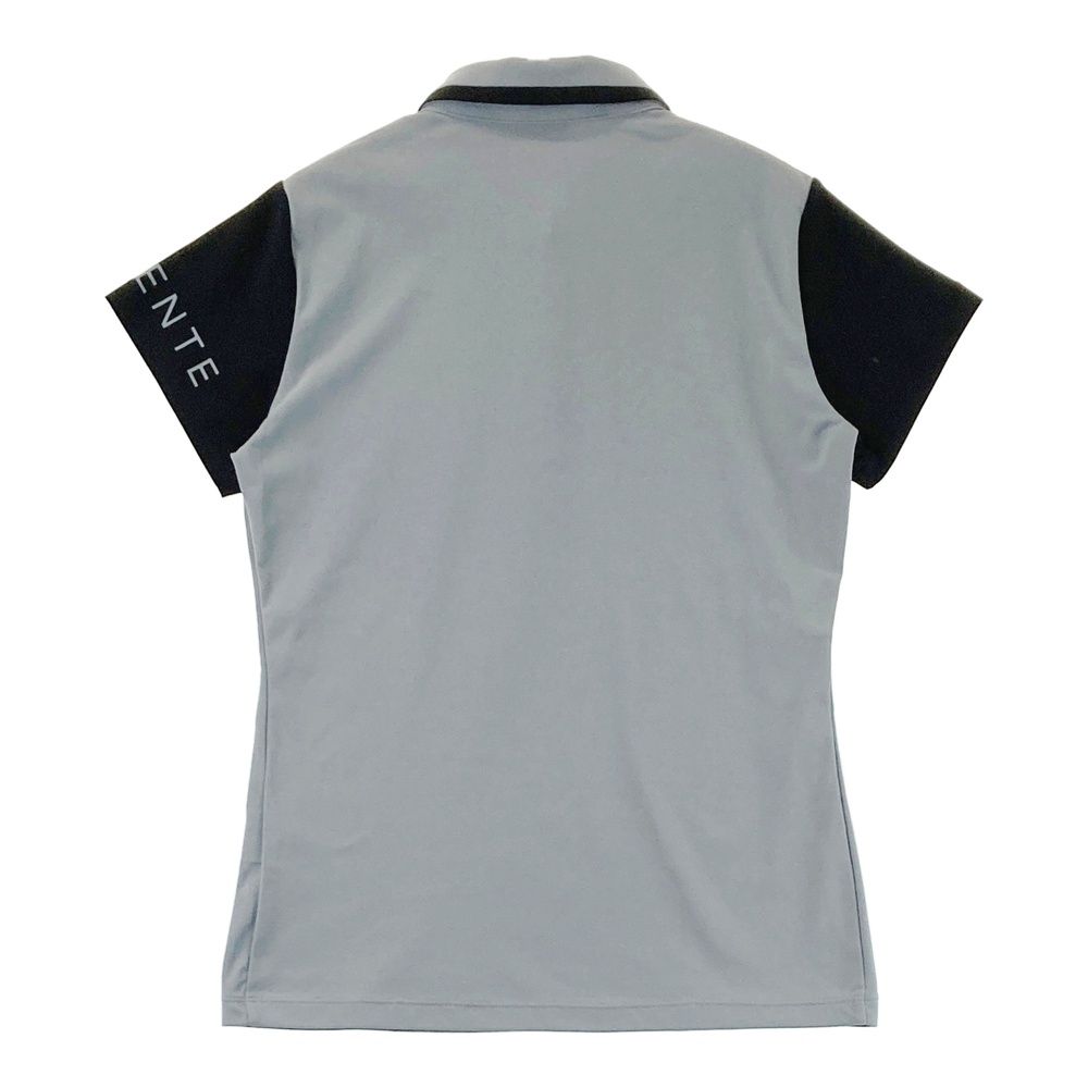 サイズ：M DESCENTE GOLF デサントゴルフ 半袖ポロシャツ グレー系