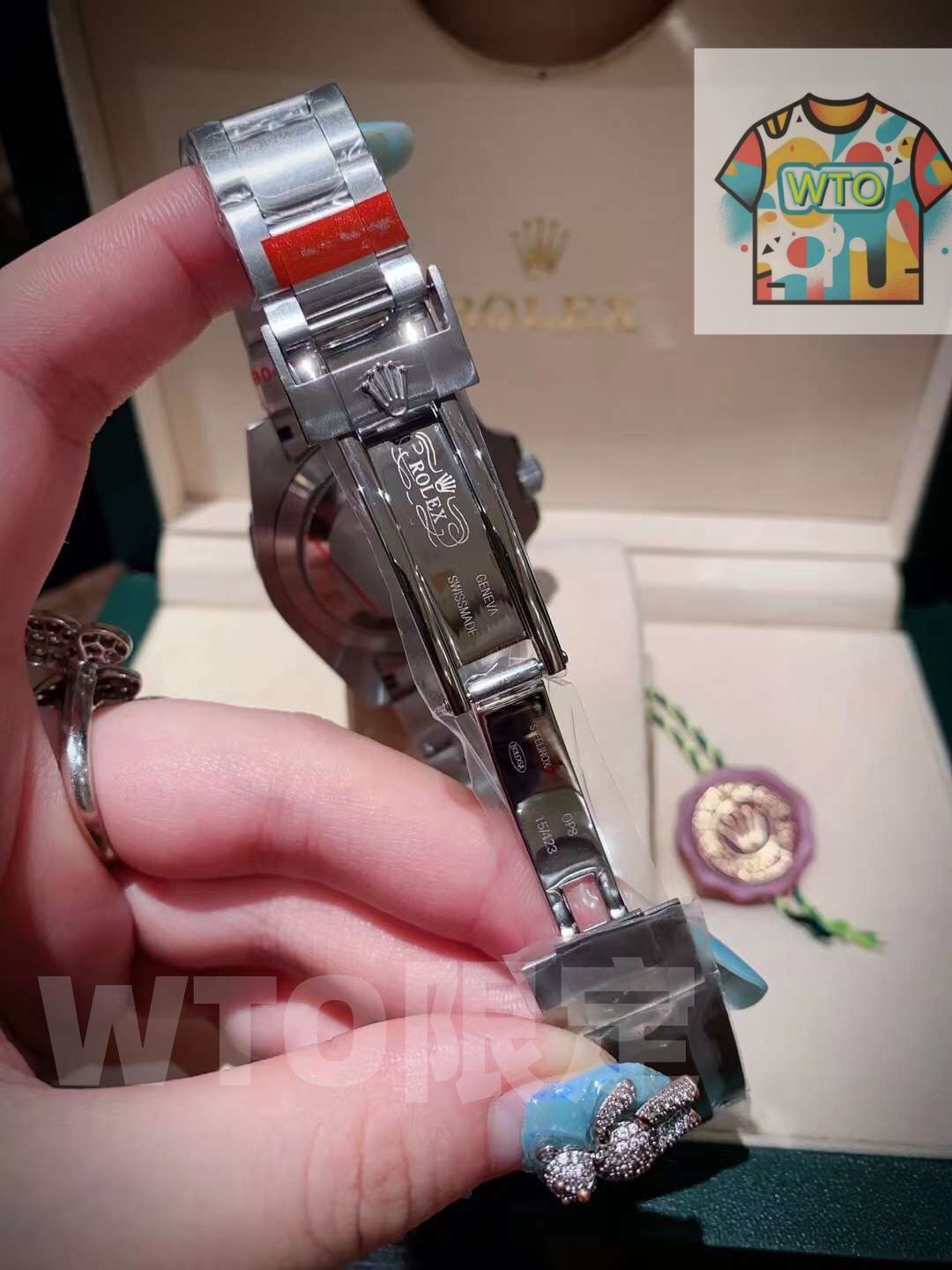 今日 Rolex 爆発 ブラックウォーターゴースト グリーンウォーターゴースト 機械時計 WTO店名をご ください