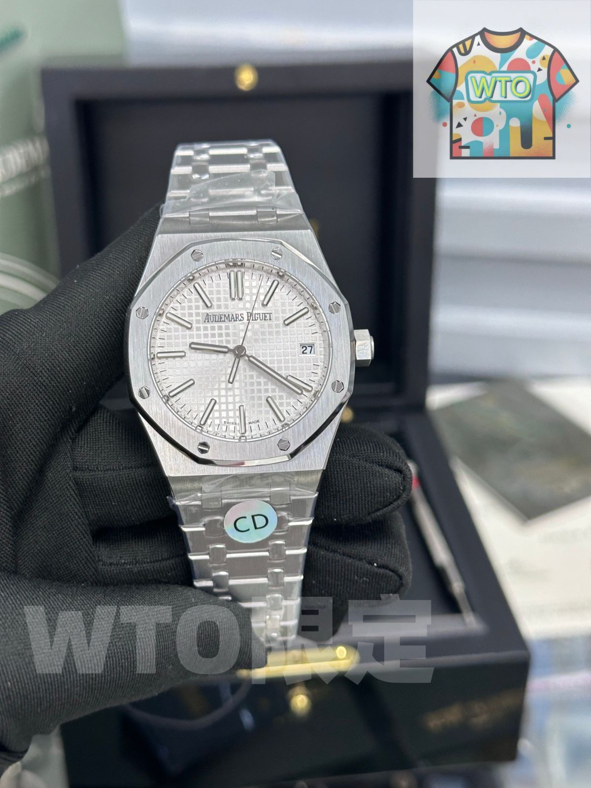 AP オーデマ ピゲ Audemars Piguet ロイヤルオーク メンズモデル フルオートマチック機械式 - 高精度リューズ＆サファイアガラス｜ ｜ -WTO輸入2