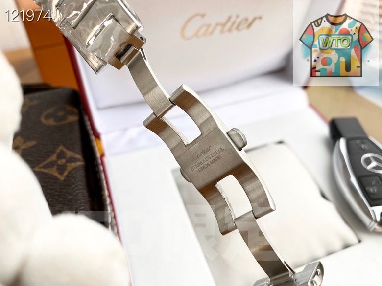 今日 カルティエ Cartier ブルーバロン メンズ腕時計-WTO輸入1 自動巻き時計 腕時計(アナログ)