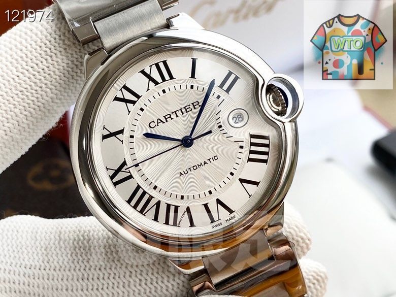 今日 カルティエ Cartier ブルーバロン メンズ腕時計-WTO輸入1