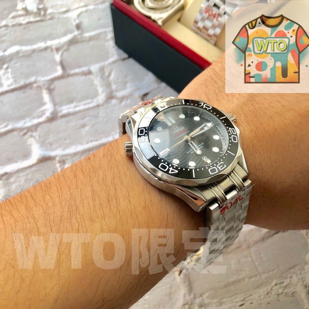  今日 OMEGA クラシック シーマスター シリーズ 300 WTO店名をご ください 自動巻き時計 腕時計(アナログ)