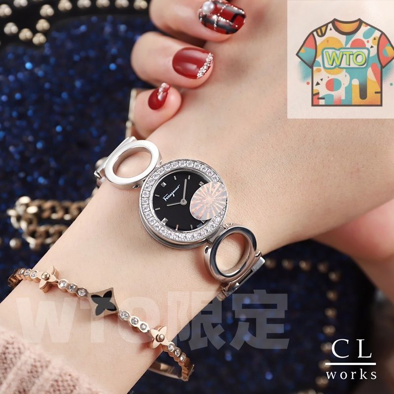 今日 Ferragamo F56 ブレスレットタイプの石英式レディース腕時計-WTO店名をご ください