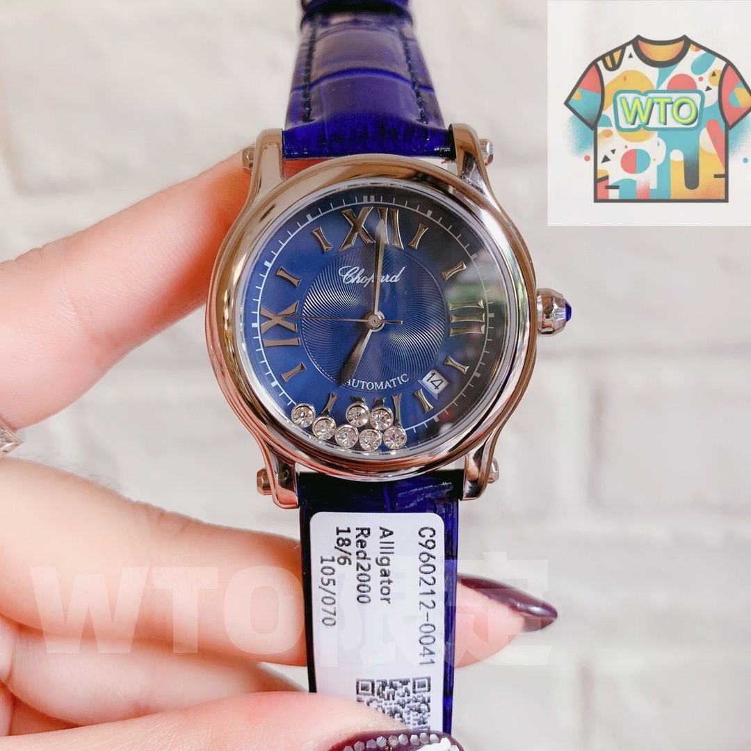 今日 Chopard Happy Sport レディース腕時計-WTO店名をご ください