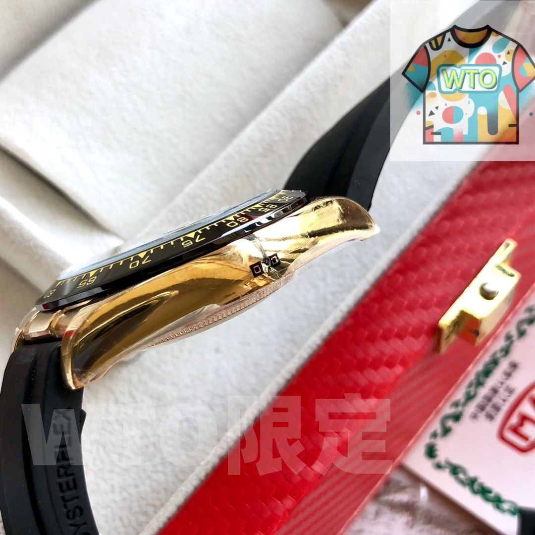  今日 ゴムベルトのデイトナ WTO店名をご ください 自動巻き時計 腕時計(アナログ)