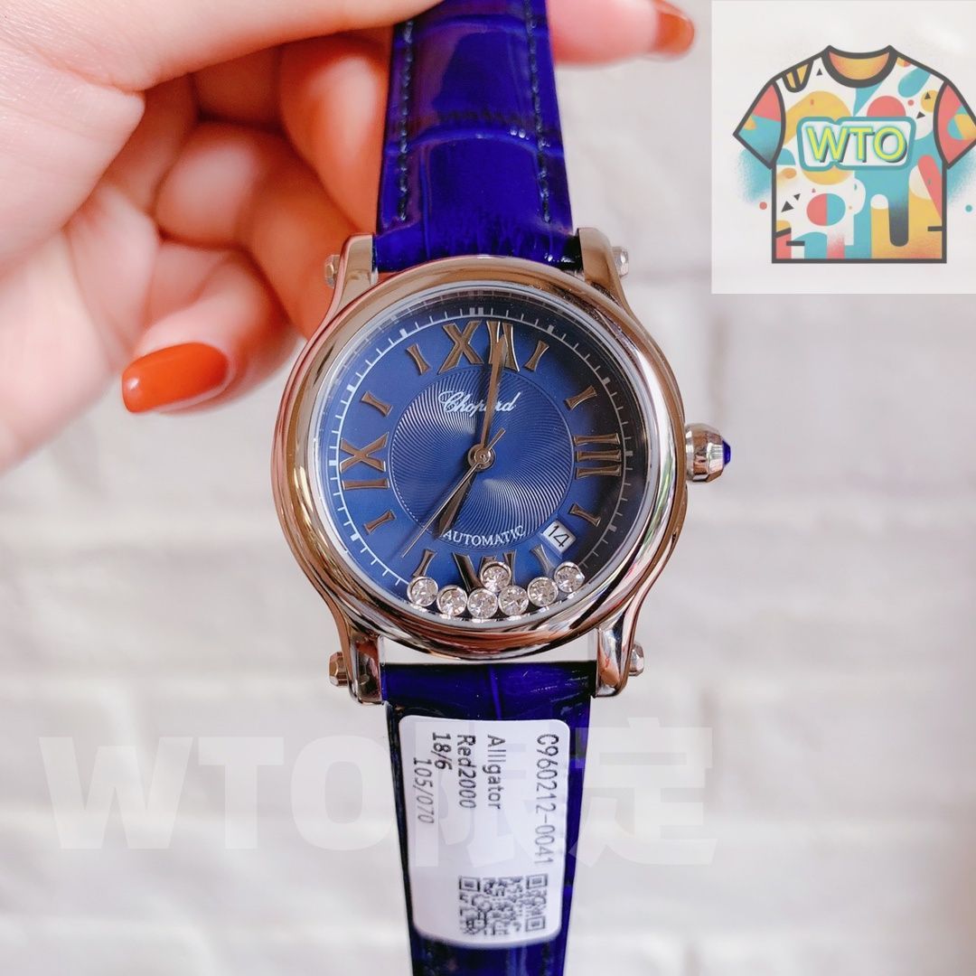 今日 Chopard Happy Sport レディース腕時計-WTO店名をご ください