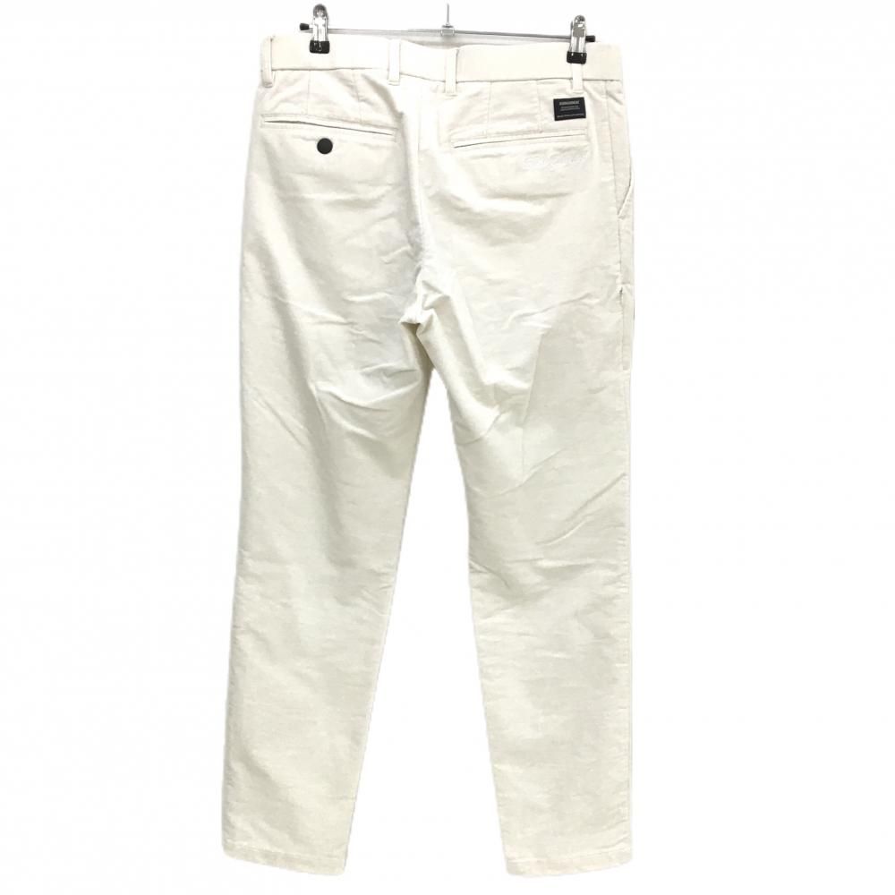 MARK&LONA コード　コーデュロイパンツ50 完売品 美品】ホンガーメント コーデュロイパンツ 白 シンプル マークアンドロ