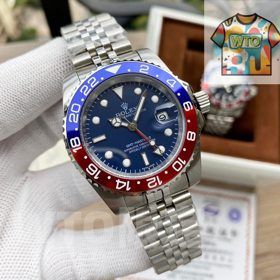  今日 ROLEX GMT グリニッジ シリーズ 腕時計 WTO店名をご ください 自動巻き時計 腕時計(アナログ)