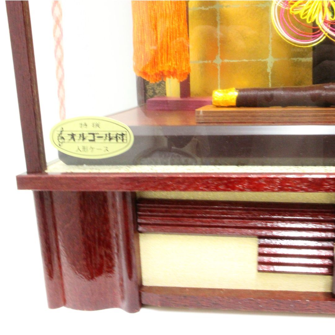 押絵羽子板】 吉徳大洗 ケースセット オルゴール付 高さ87.5cm 横47.5