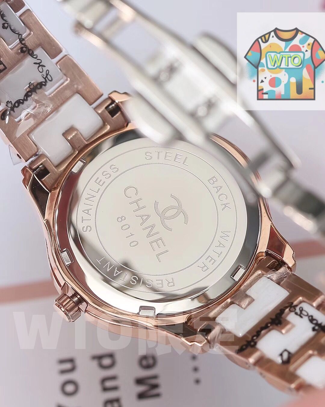 エレガントなセラミック製女性用腕時計 -WTO輸入1