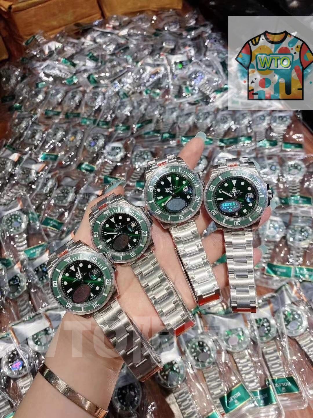 グリーンウォーターゴースト 機械時計