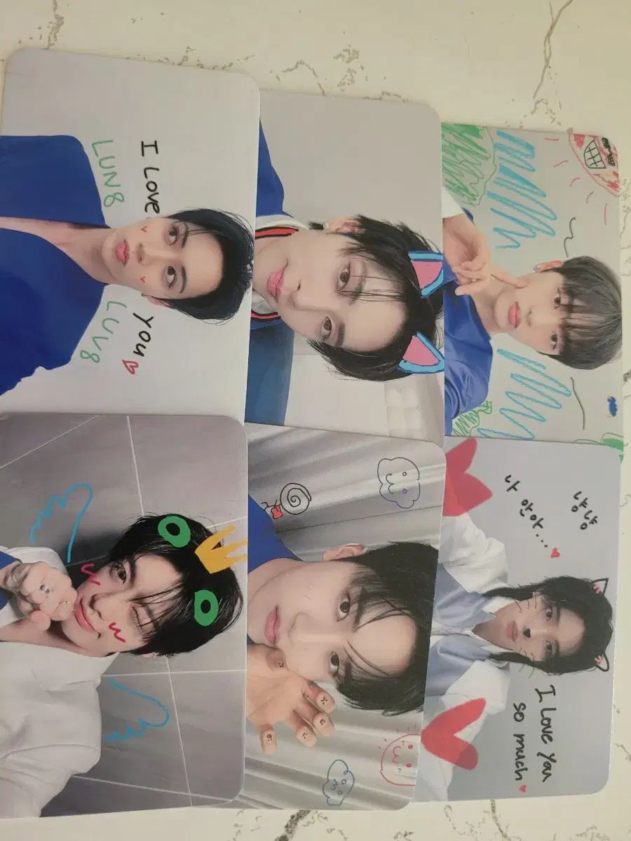 ルネイト 音楽中心 ファンミーティング トレカ 6種 ムードライト カラビナ