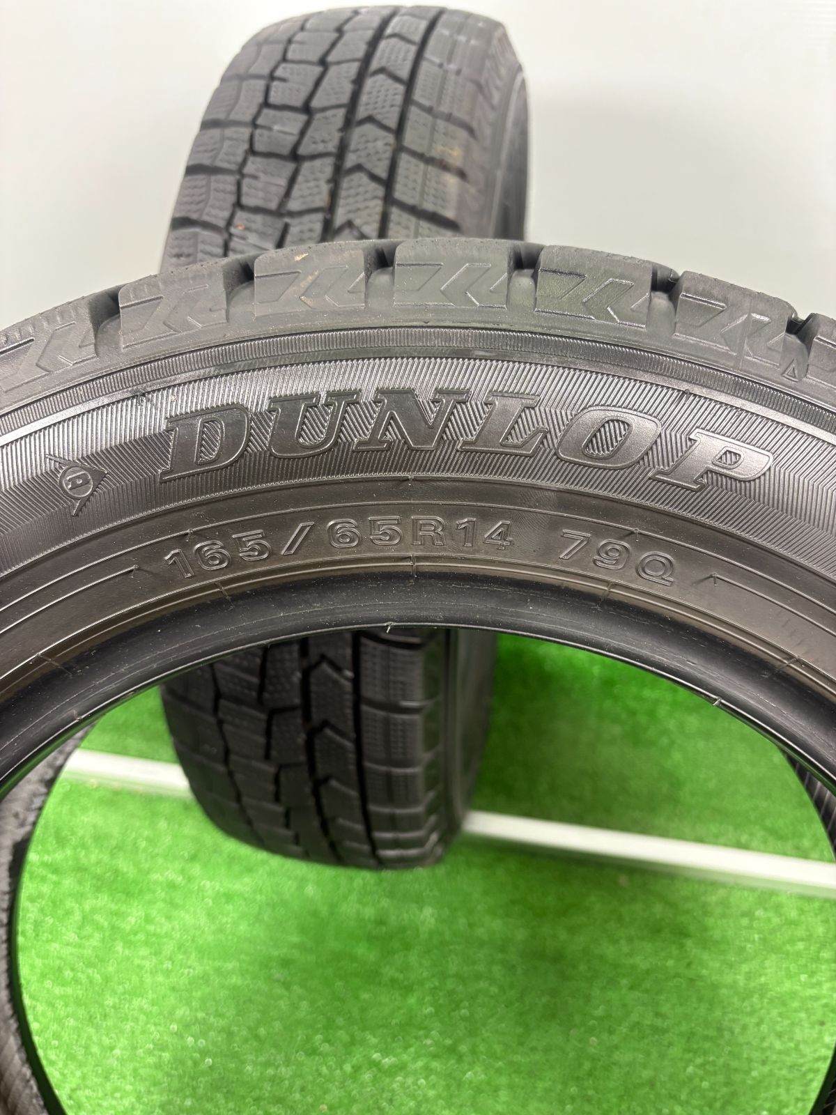 送料無料☆165/65R14 ダンロップ WM02 2021年製 2本 冬 タイヤ