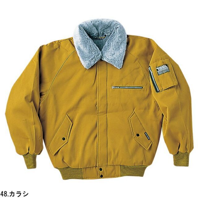 種類17：15 白/3L 寅壱 パイロットジャンパー 2530-124 | 作業